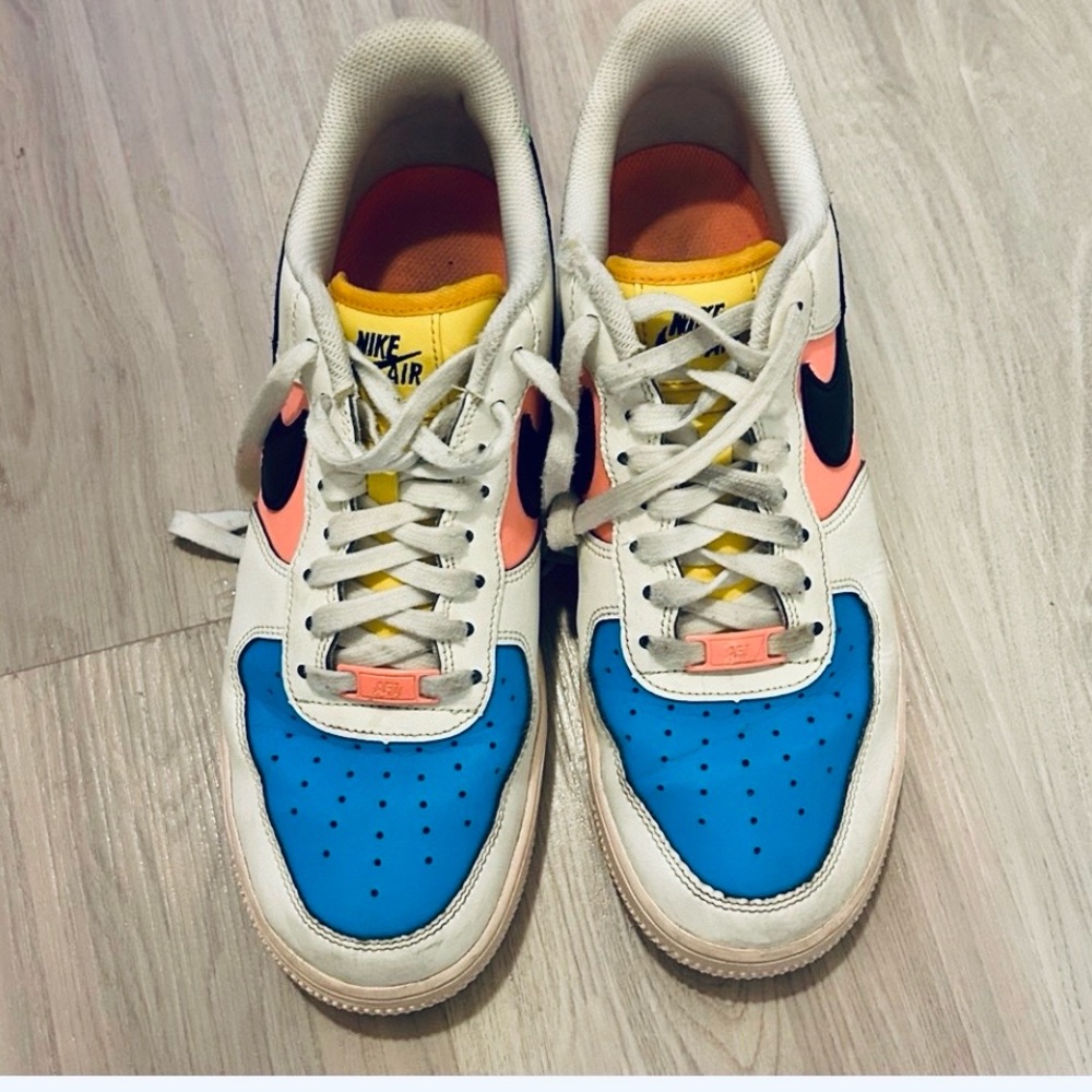 Nike Air Force 1 '07 Sail Tennis Shoes Women's Sz 9.5 DJ5933-100 Athletic - Picture 2 of 10